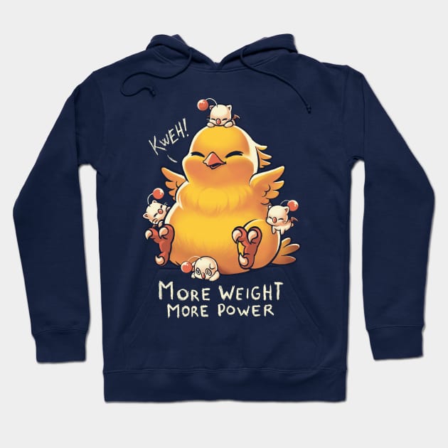 Kweh! Fat Chocobo - Final Fantasy Creature - Monster Summon Hoodie by BlancaVidal